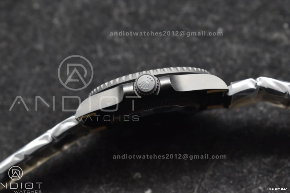 VS Blue 1:1 Dial 1157 Lightweight Sandblasted Submariner DLC Bracelet DLC Edition Best on Black VSF DIW 0831